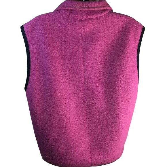 Disney Micky Mouse Gear Pink Pullover Fleece Vest Size Large u - Picture 2 of 9